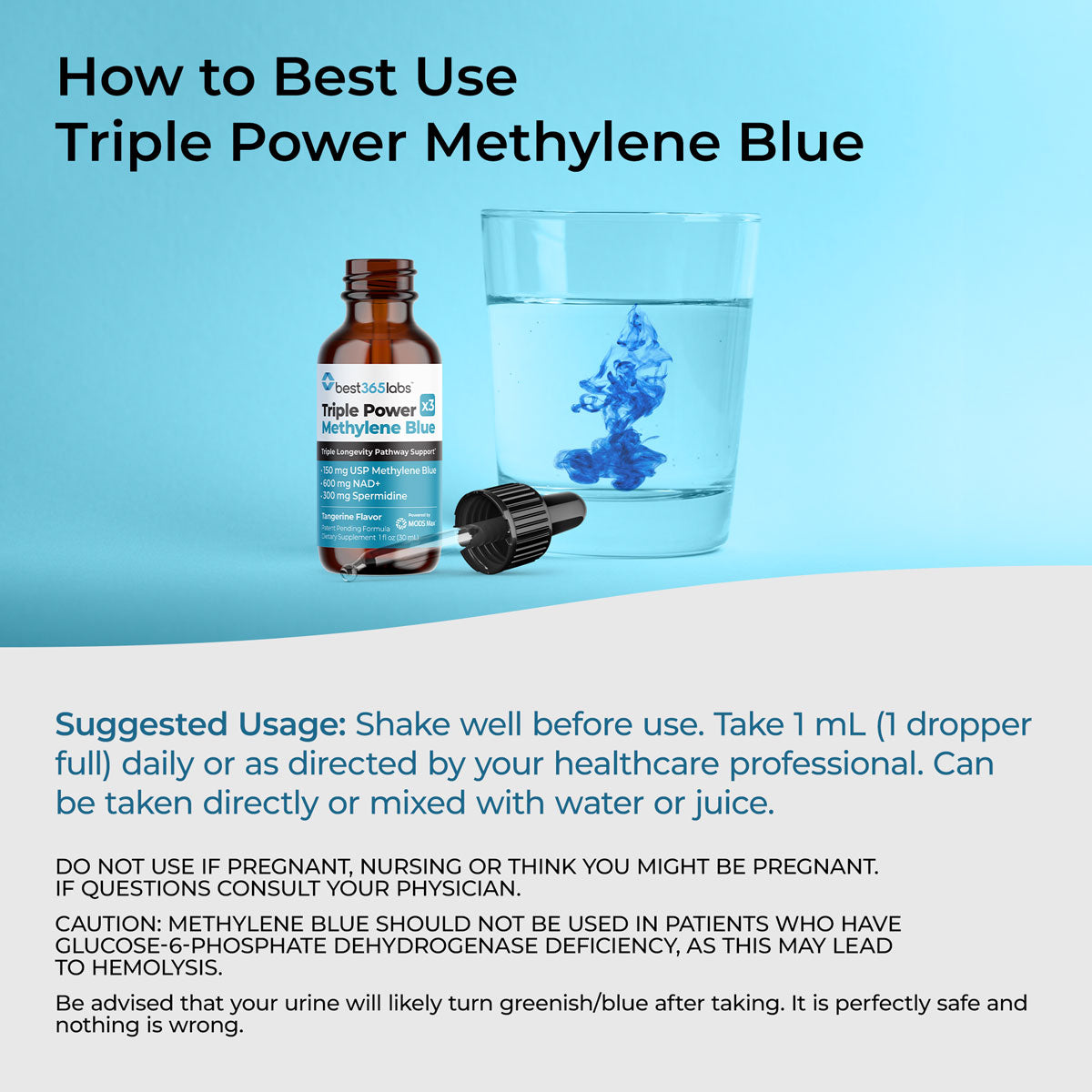 Best 365 Labs- Triple Power Methylene Blue