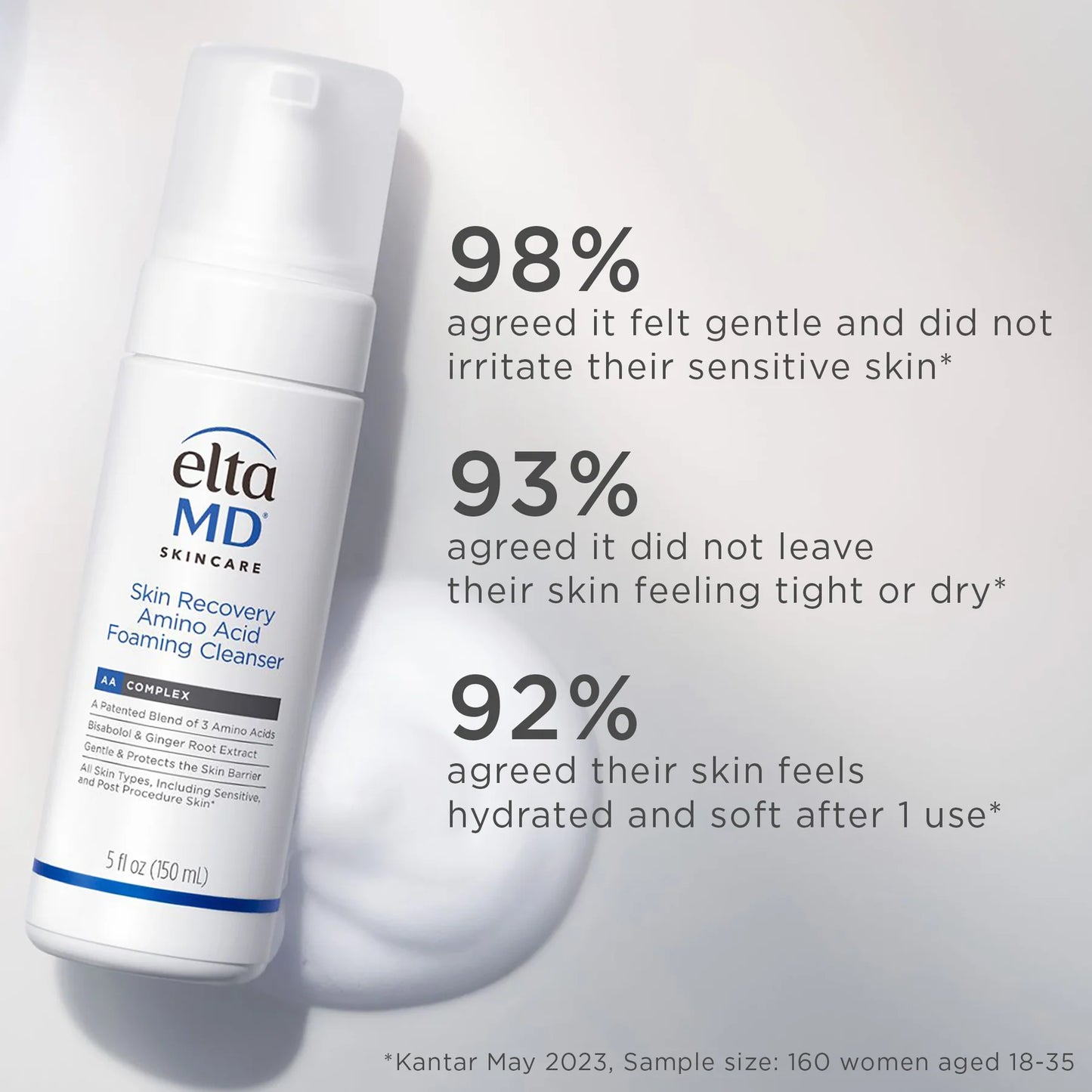 EltaMD- Skin Recovery Amino Acid Foaming Cleanser