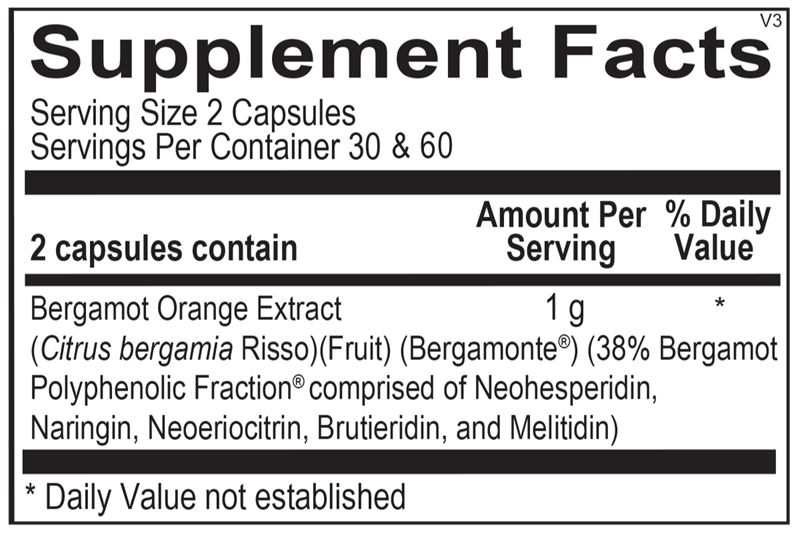 Ortho Molecular Products- Bergamot BPF