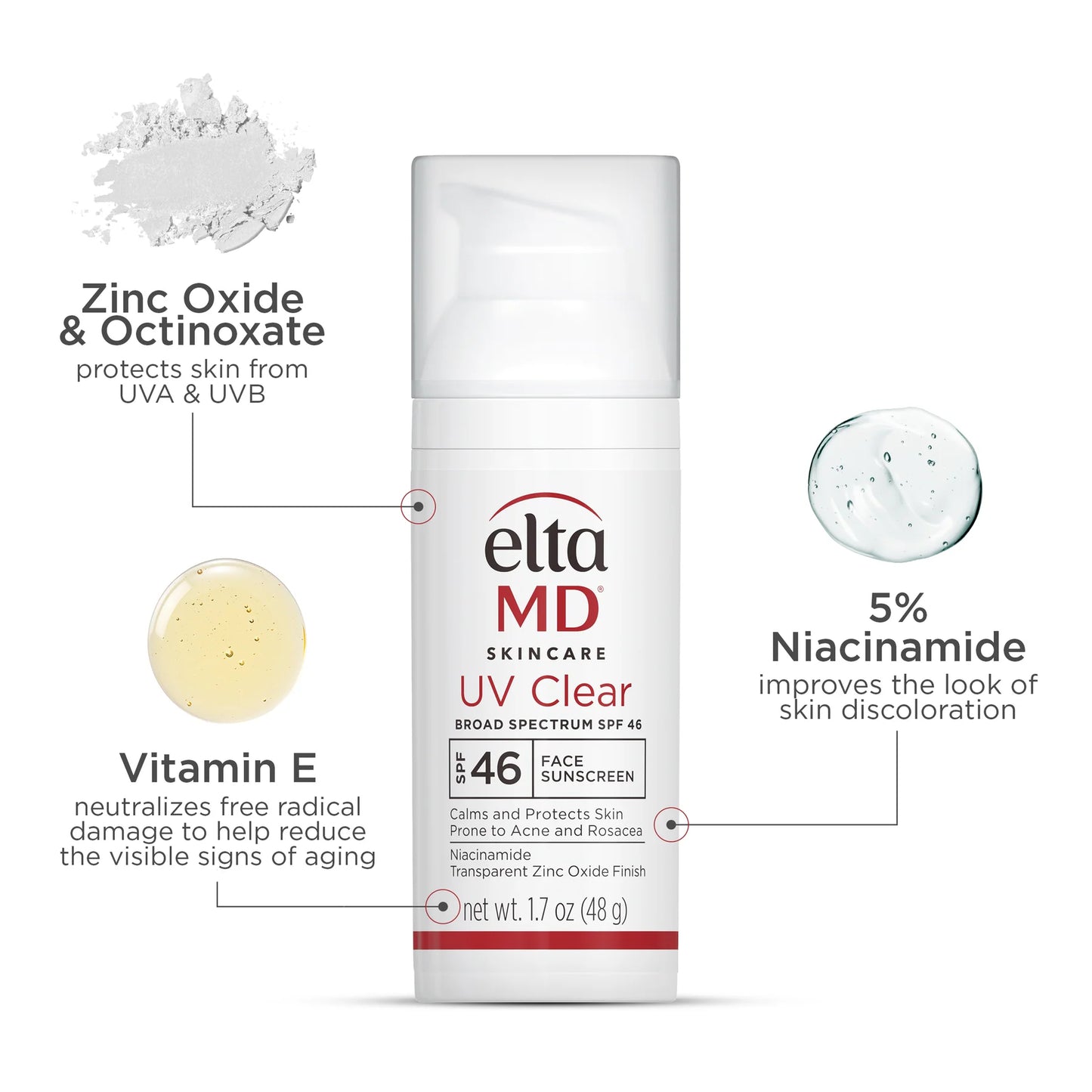 EltaMD- UV Clear Broad Spectrum SPF 46