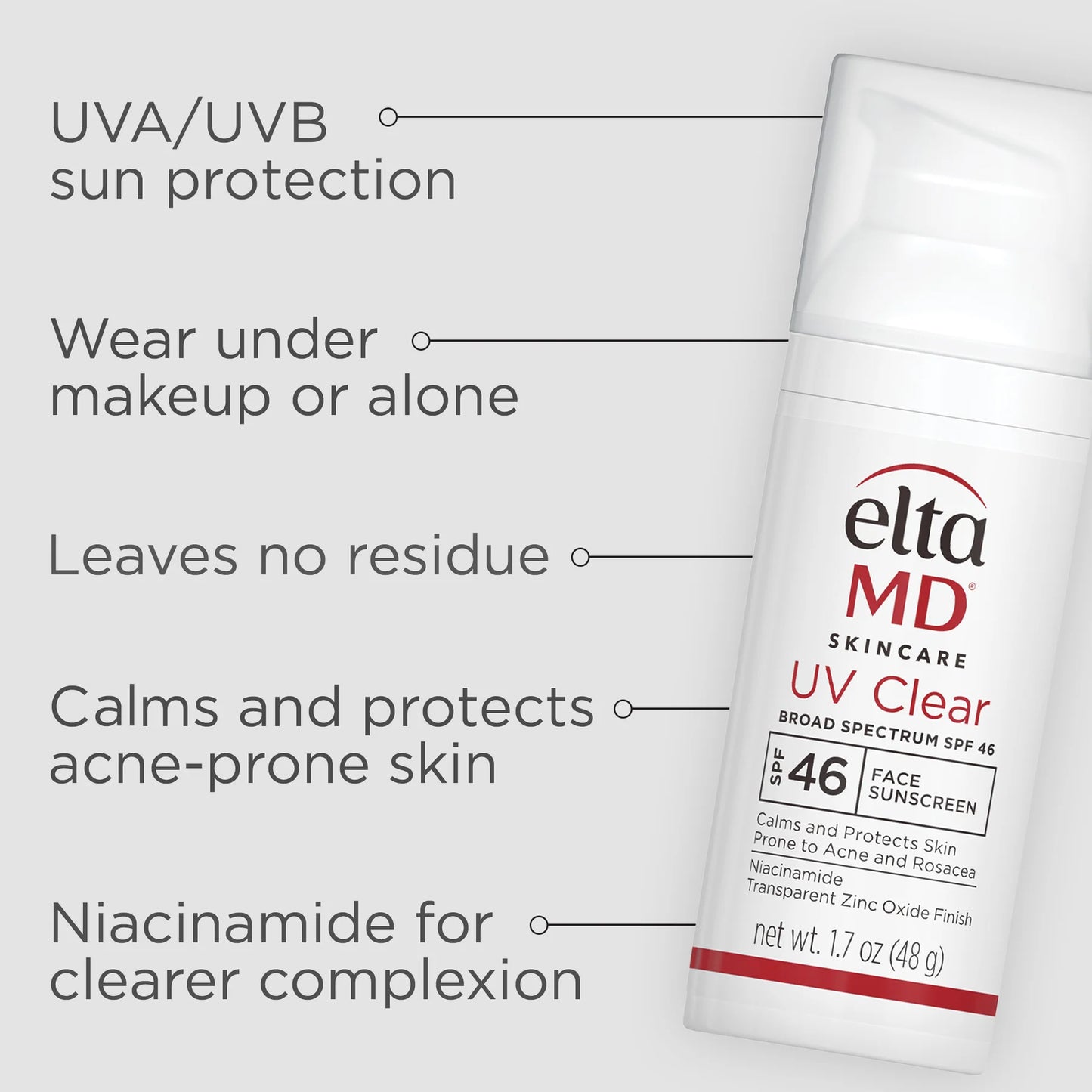 EltaMD- UV Clear Broad Spectrum SPF 46