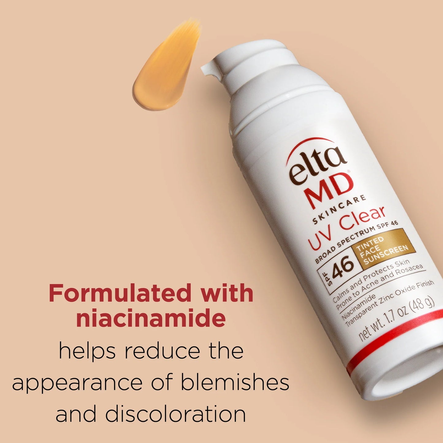 EltaMD- UV Clear Tinted Broad Spectrum SPF 46