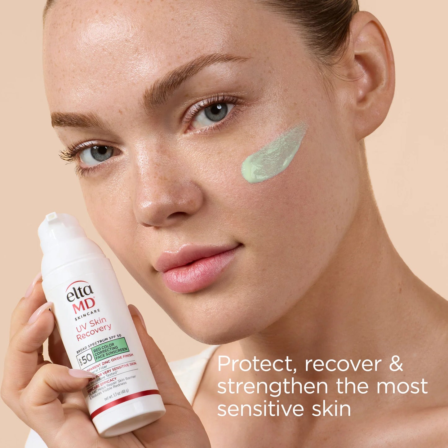 EltaMD- UV Skin Recovery Red Color Correcting Green Tinted Broad Spectrum SPF 50