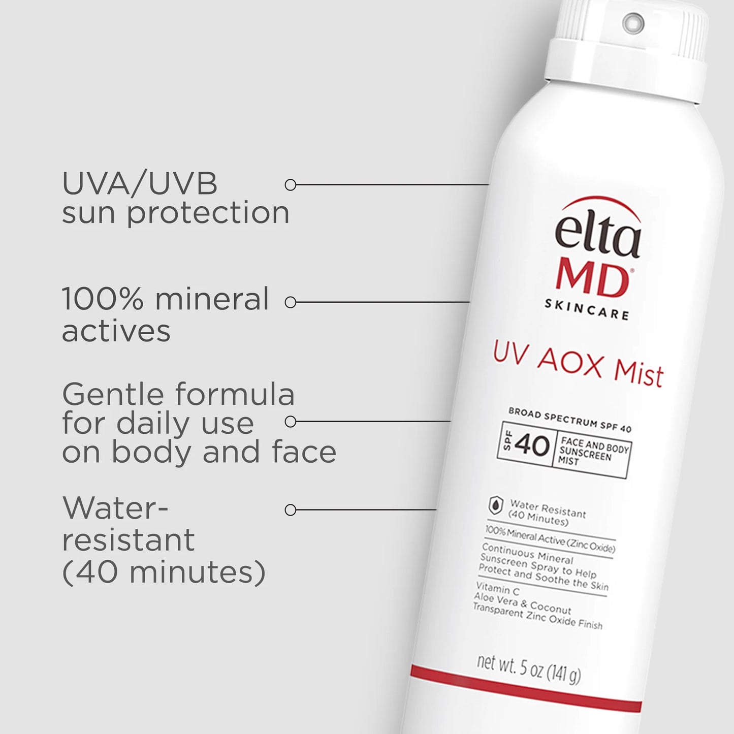 EltaMD- UV AOX Mist Broad Spectrum SPF 40