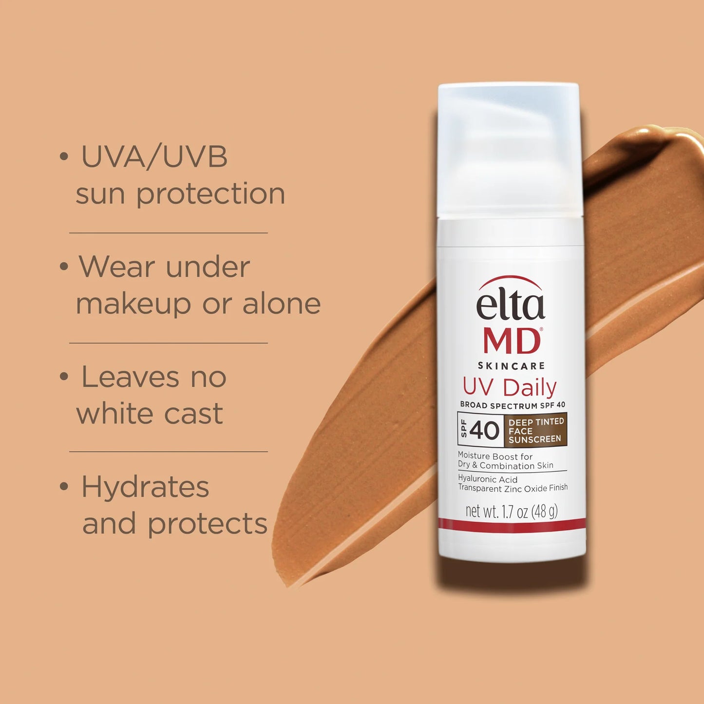 EltaMD- UV Daily Deep Tinted Broad Spectrum SPF 40